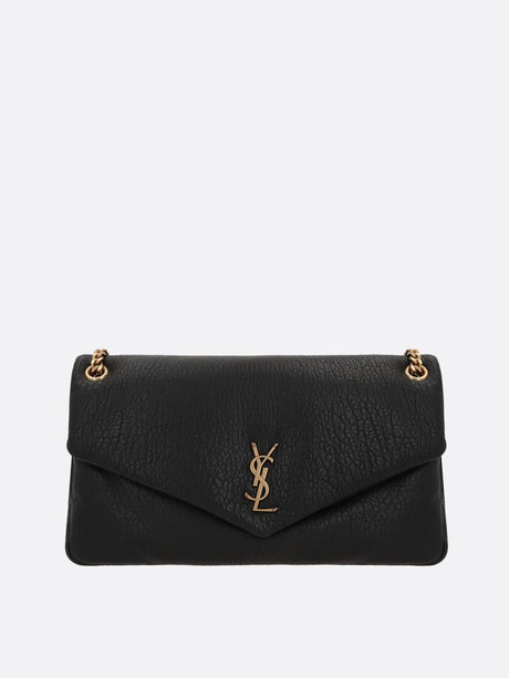 Calypso Large Grainy Leather Shoulder Bag-SAINT LAURENT-JOHN JULIA