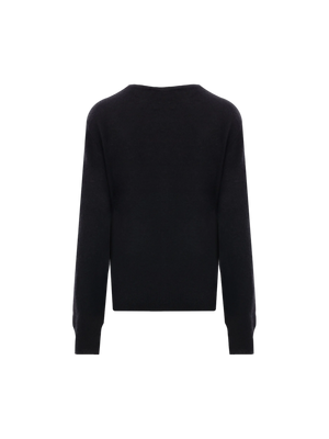 Cashmere and Silk Sweater-SAINT LAURENT-JOHN JULIA