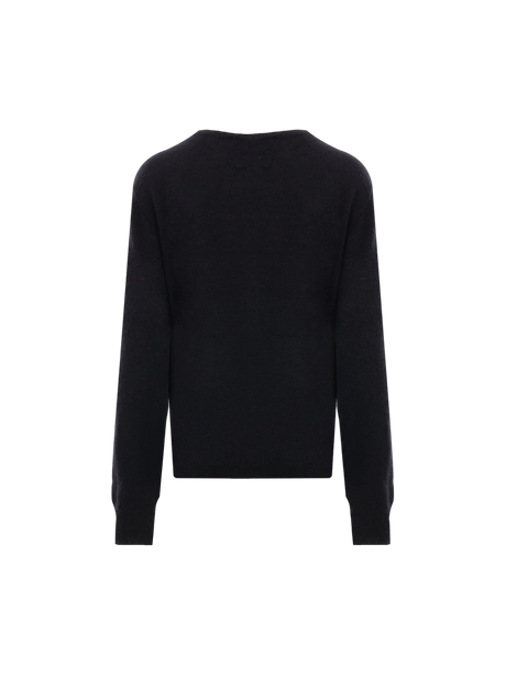 Cashmere and Silk Sweater-SAINT LAURENT-JOHN JULIA