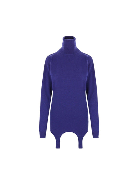 SAINT LAURENT-Cashmere Garter Turtleneck-JOHN JULIA