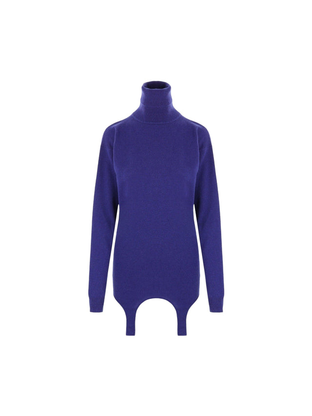 SAINT LAURENT-Cashmere Garter Turtleneck-JOHN JULIA