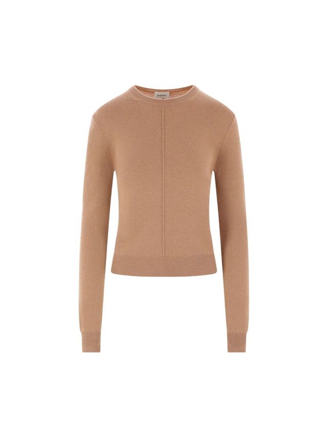 Cashmere Openwork Sweater-SAINT LAURENT-JOHN JULIA