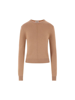 Cashmere Openwork Sweater-SAINT LAURENT-JOHN JULIA