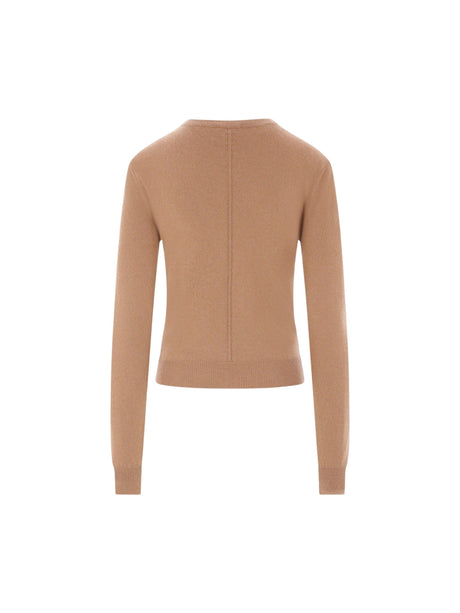 Cashmere Openwork Sweater-SAINT LAURENT-JOHN JULIA