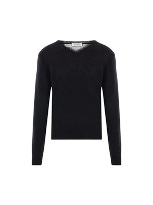 Cashmere Silk Sweater-SAINT LAURENT-JOHN JULIA