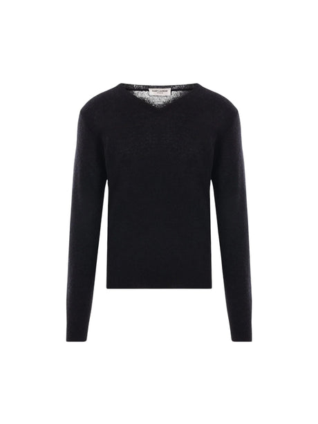 Cashmere Silk Sweater-SAINT LAURENT-JOHN JULIA