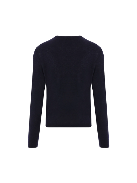 Cashmere Silk Sweater-SAINT LAURENT-JOHN JULIA