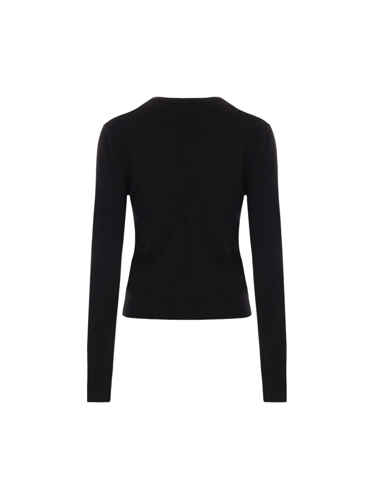 SAINT LAURENT-Cashmere Sweater Openwork Details-JOHN JULIA