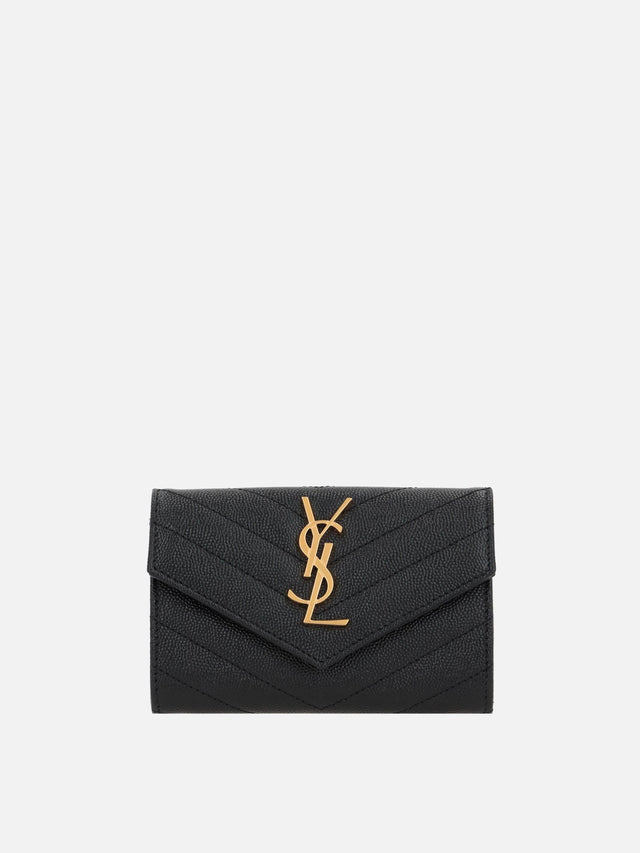 Cassandre Envelope Small Quilted Leather Wallet-SAINT LAURENT-JOHN JULIA