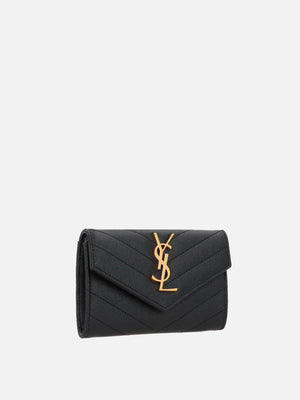 Cassandre Envelope Small Quilted Leather Wallet-SAINT LAURENT-JOHN JULIA