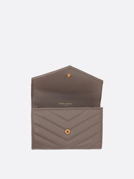 Cassandre Envelope Small Quilted Nappa Wallet-SAINT LAURENT-JOHN JULIA