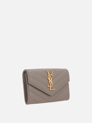 Cassandre Envelope Small Quilted Nappa Wallet-SAINT LAURENT-JOHN JULIA