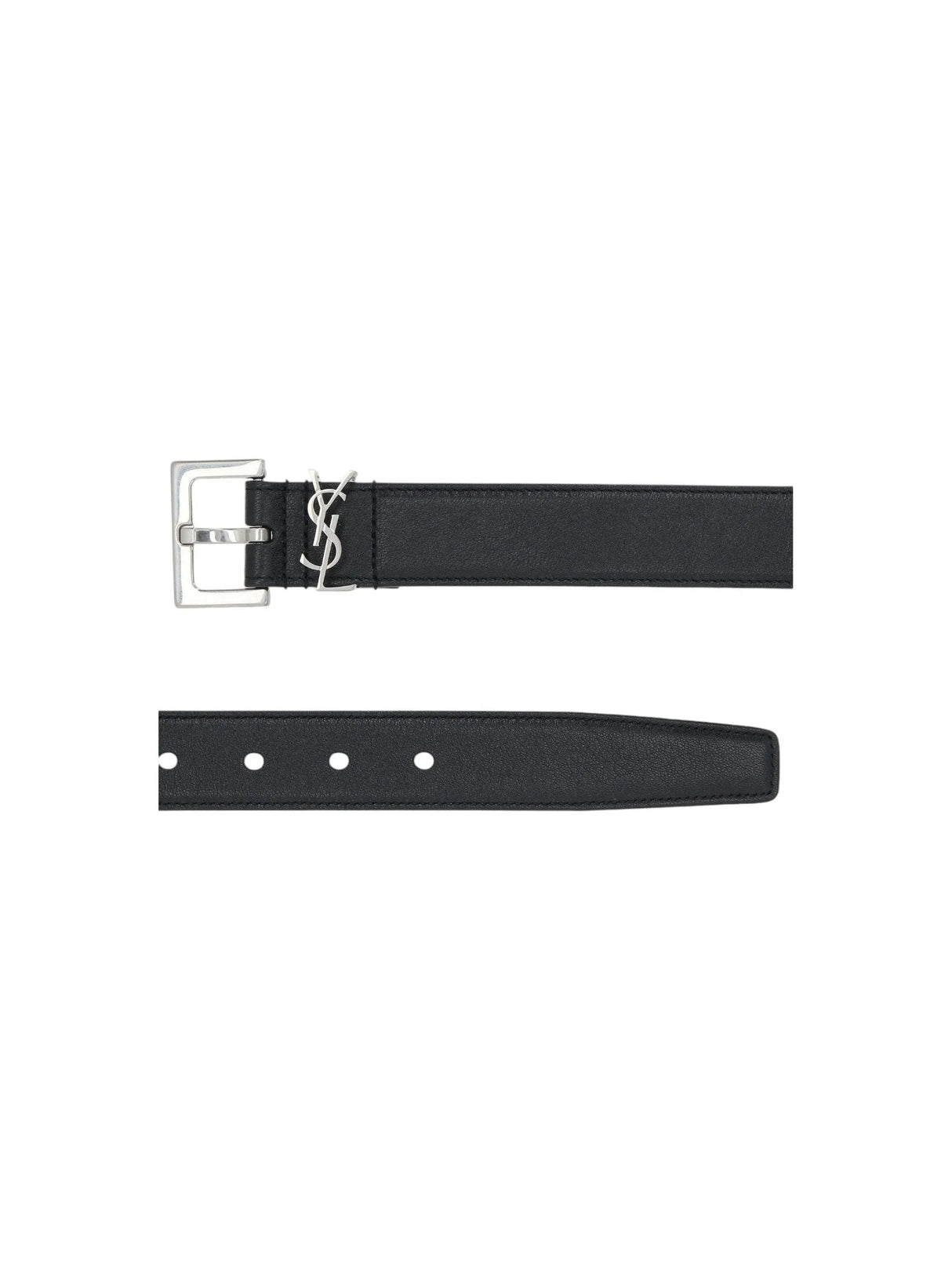 SAINT LAURENT-Cassandre Nappa Belt-JOHN JULIA