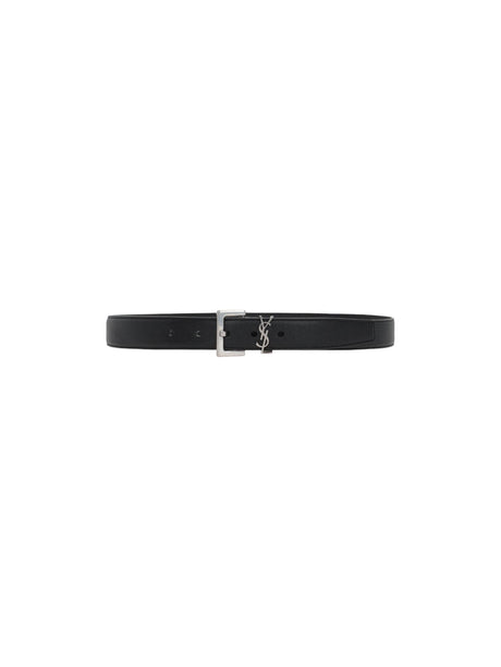 SAINT LAURENT-Cassandre Nappa Belt-JOHN JULIA