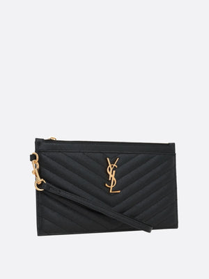 Cassandre Quilted Leather Pouch-SAINT LAURENT-JOHN JULIA