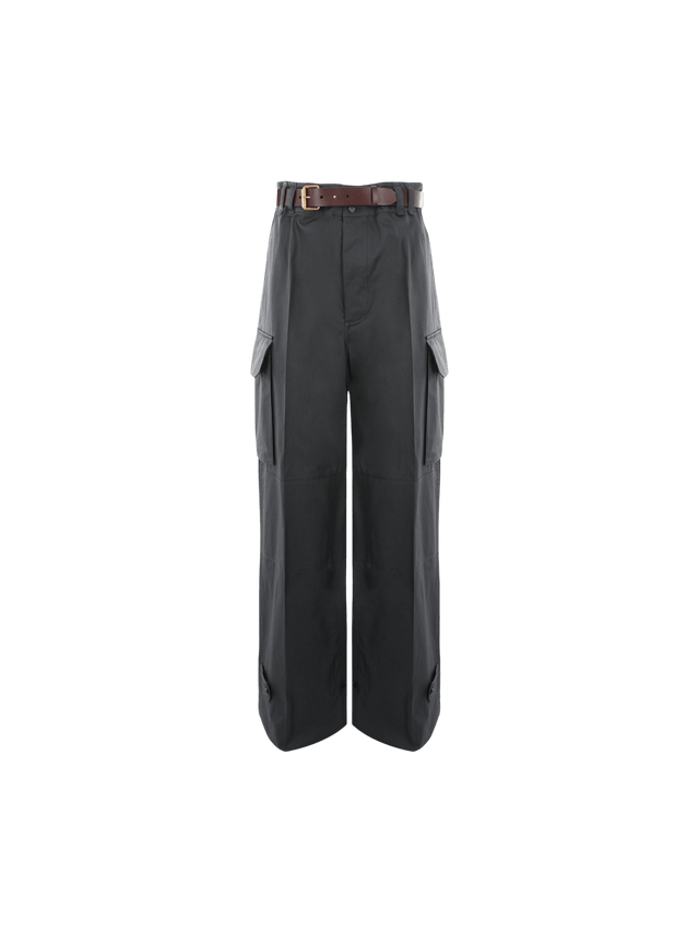 Cassandre Twill Cargo Pants-SAINT LAURENT-JOHN JULIA