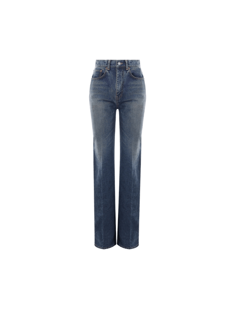 Clyde Denim Straight-leg Jeans-SAINT LAURENT-JOHN JULIA