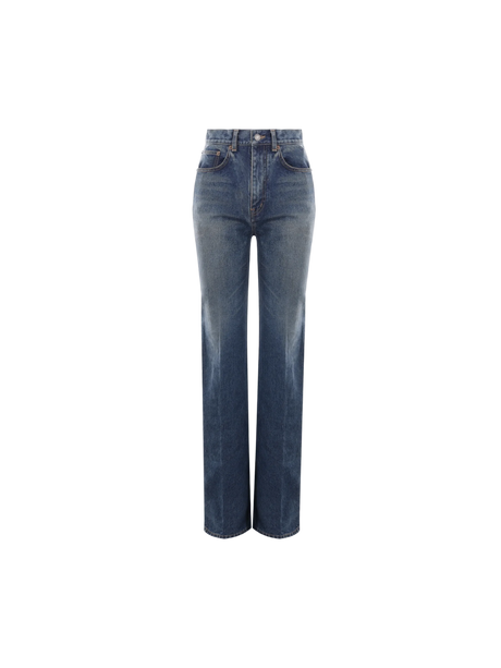 Clyde Denim Straight-leg Jeans-SAINT LAURENT-JOHN JULIA