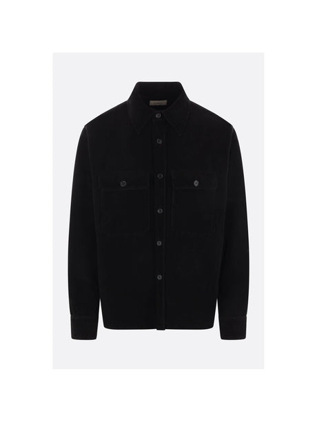 Corduroy Shirt-SAINT LAURENT-JOHN JULIA