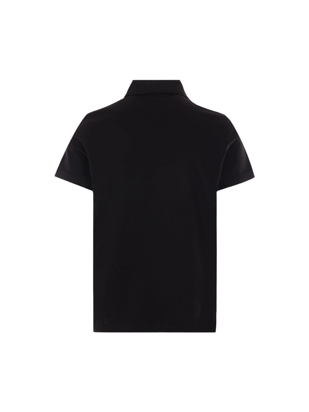 Cotton Polo Shirt-SAINT LAURENT-JOHN JULIA