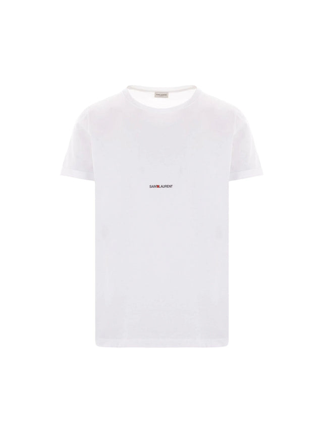 Saint Laurent Cotton T-shirt-SAINT LAURENT-JOHN JULIA