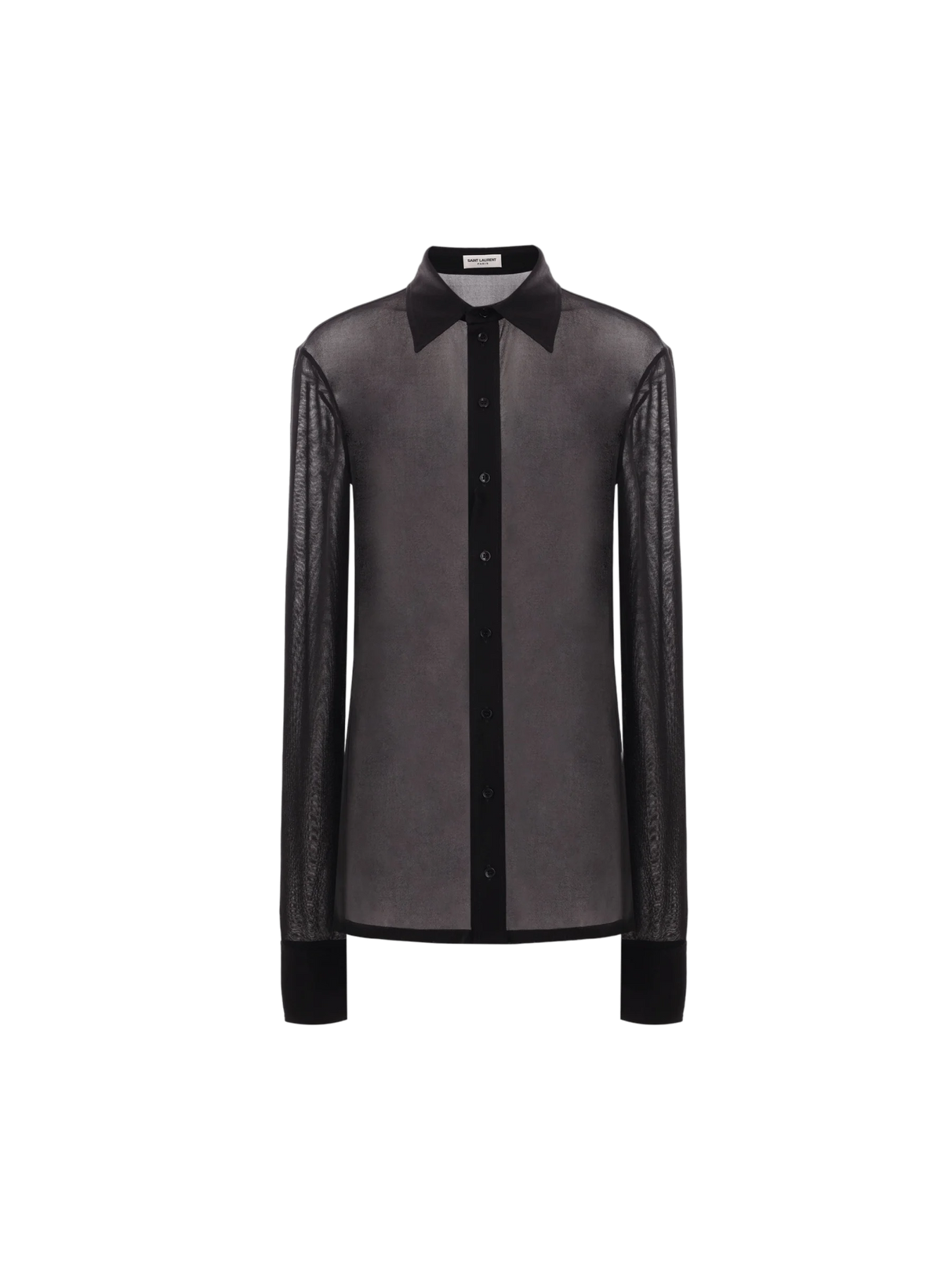 Crepe Jersey Shirt-SAINT LAURENT-JOHN JULIA