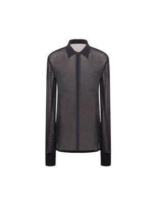 Crepe Jersey Shirt-SAINT LAURENT-JOHN JULIA