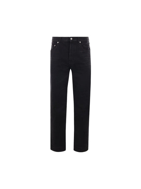 Denim Regular-fit Jeans-SAINT LAURENT-JOHN JULIA