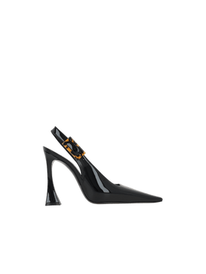 Dune Patent Leather Slingbacks-SAINT LAURENT-JOHN JULIA