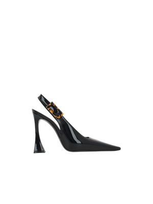 Dune Patent Leather Slingbacks-SAINT LAURENT-JOHN JULIA