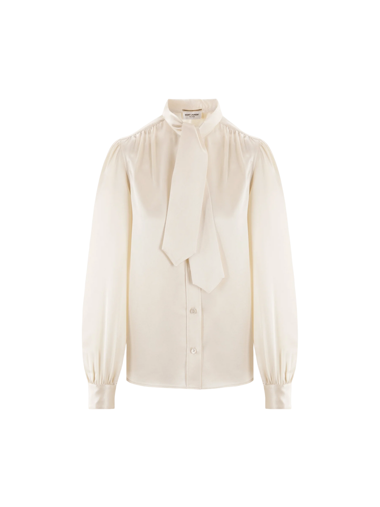 Envers Satin Shirt-SAINT LAURENT-JOHN JULIA