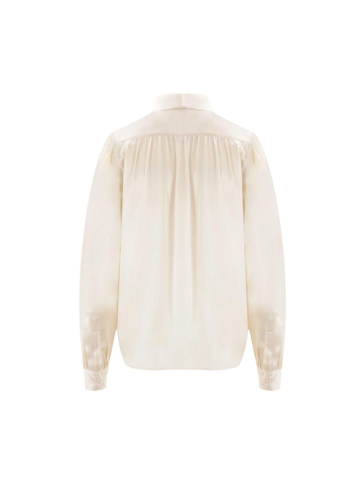 Envers Satin Shirt-SAINT LAURENT-JOHN JULIA