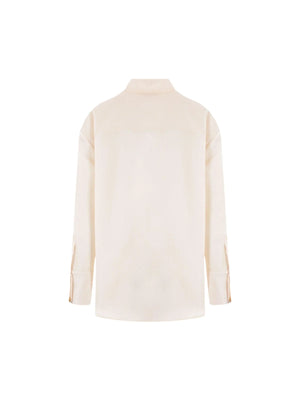 Faille Oversized Shirt-SAINT LAURENT-JOHN JULIA