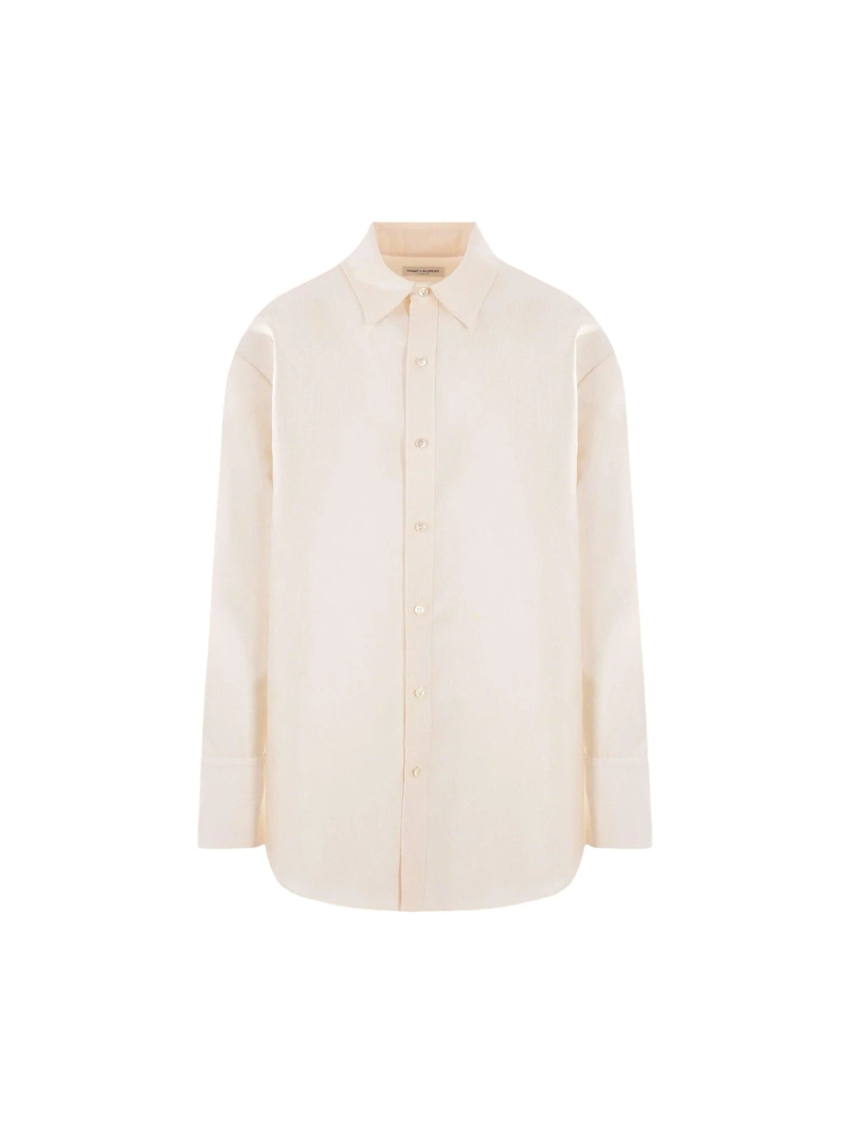 Faille Oversized Shirt-SAINT LAURENT-JOHN JULIA