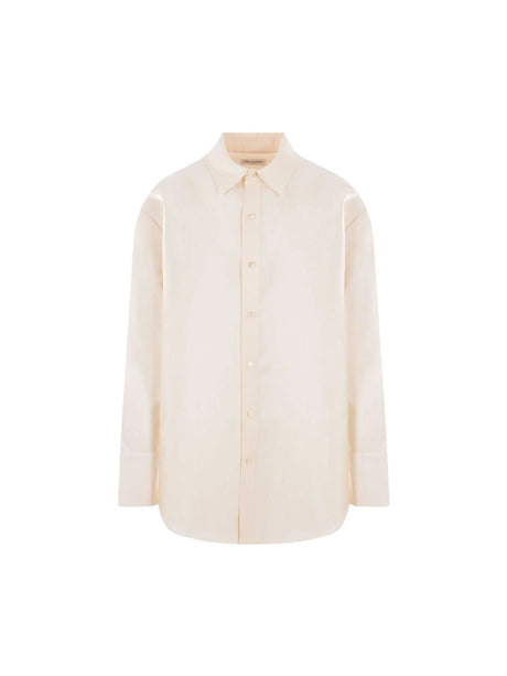 Faille Oversized Shirt-SAINT LAURENT-JOHN JULIA