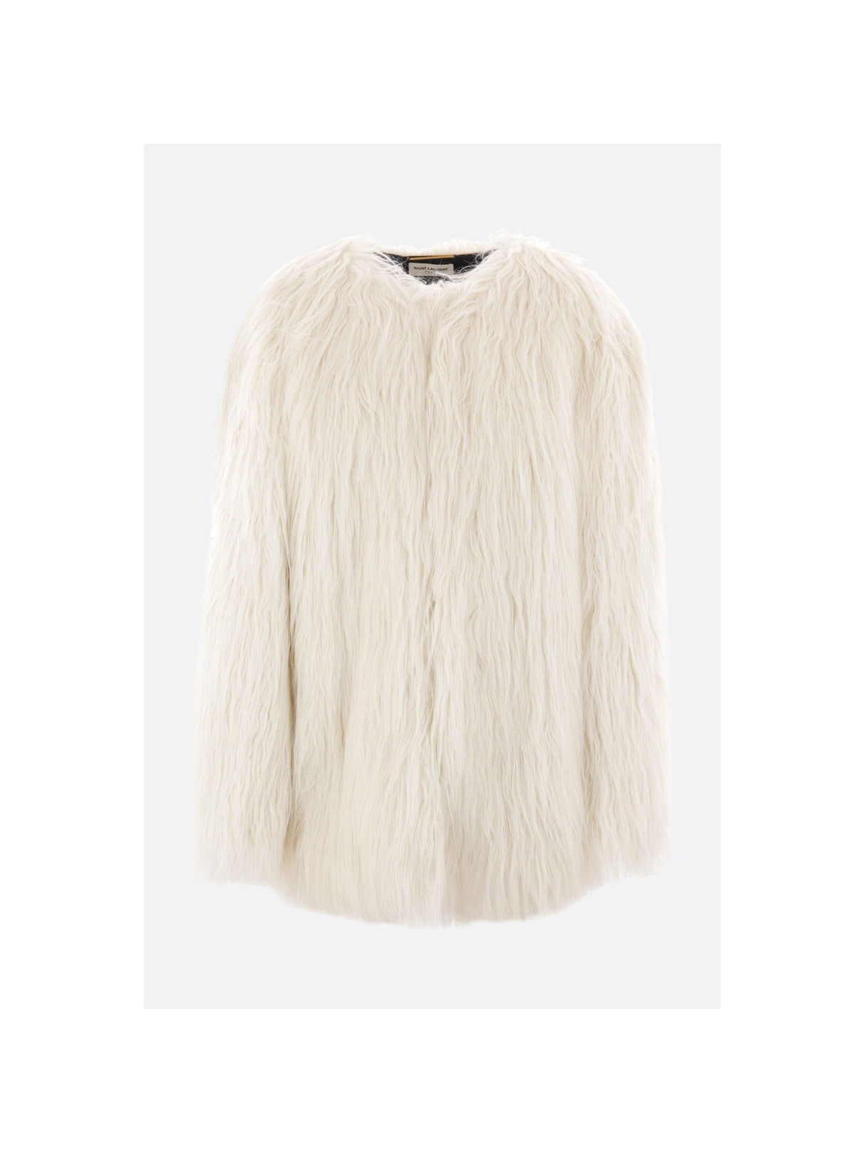 Faux Fur Coat-SAINT LAURENT-JOHN JULIA