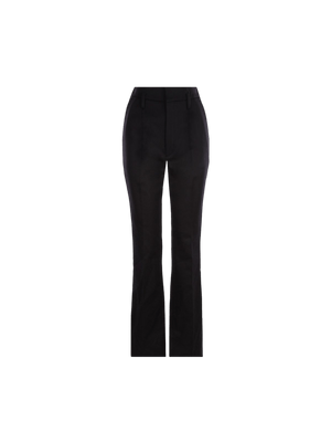 Flare Twill Pants-SAINT LAURENT-JOHN JULIA