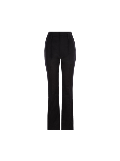 Flare Twill Pants-SAINT LAURENT-JOHN JULIA