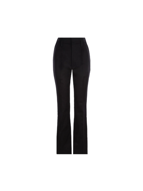 Flare Twill Pants-SAINT LAURENT-JOHN JULIA