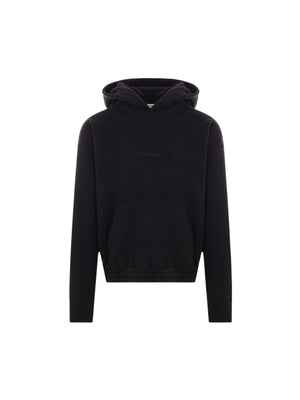 Fleece Hoodie-SAINT LAURENT-JOHN JULIA