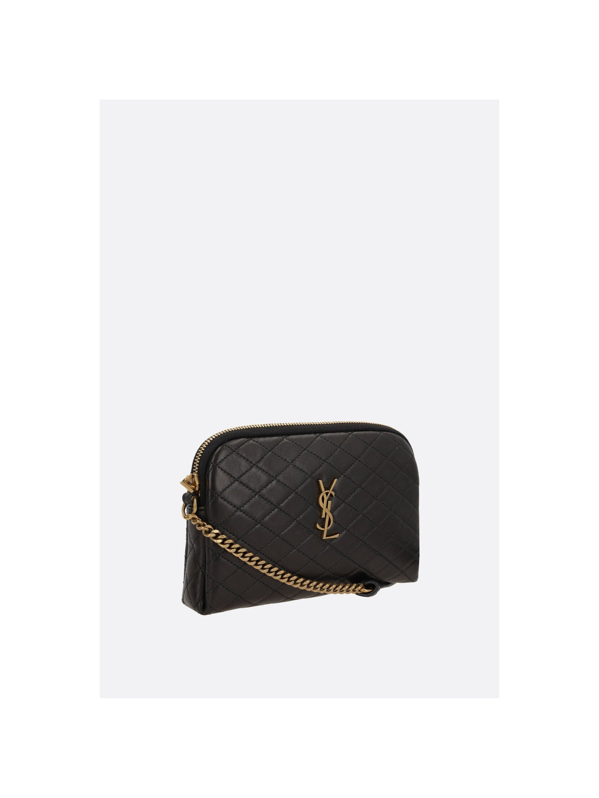 Gaby Quilted Nappa Pouch-SAINT LAURENT-JOHN JULIA