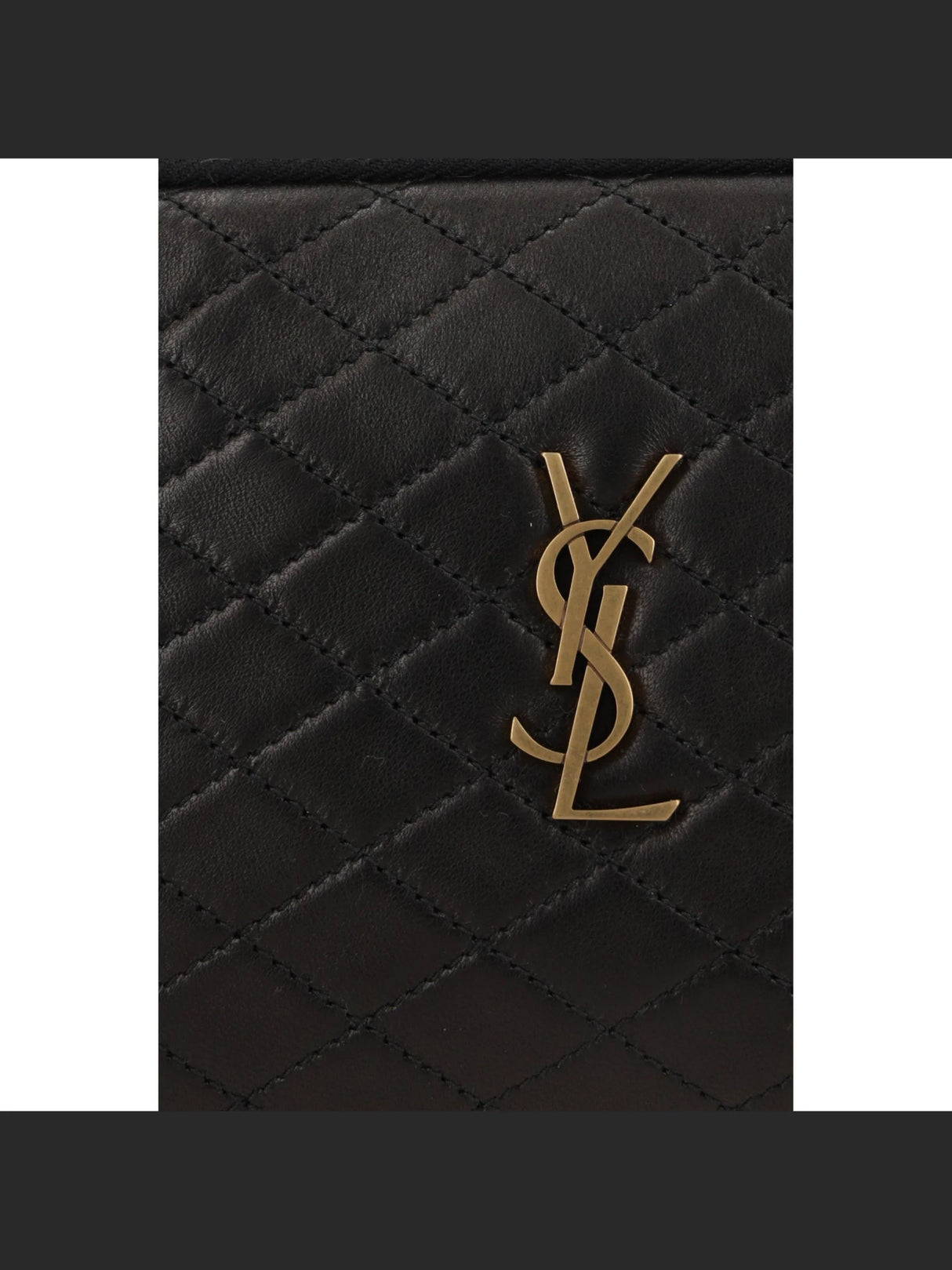 Gaby Quilted Nappa Pouch-SAINT LAURENT-JOHN JULIA