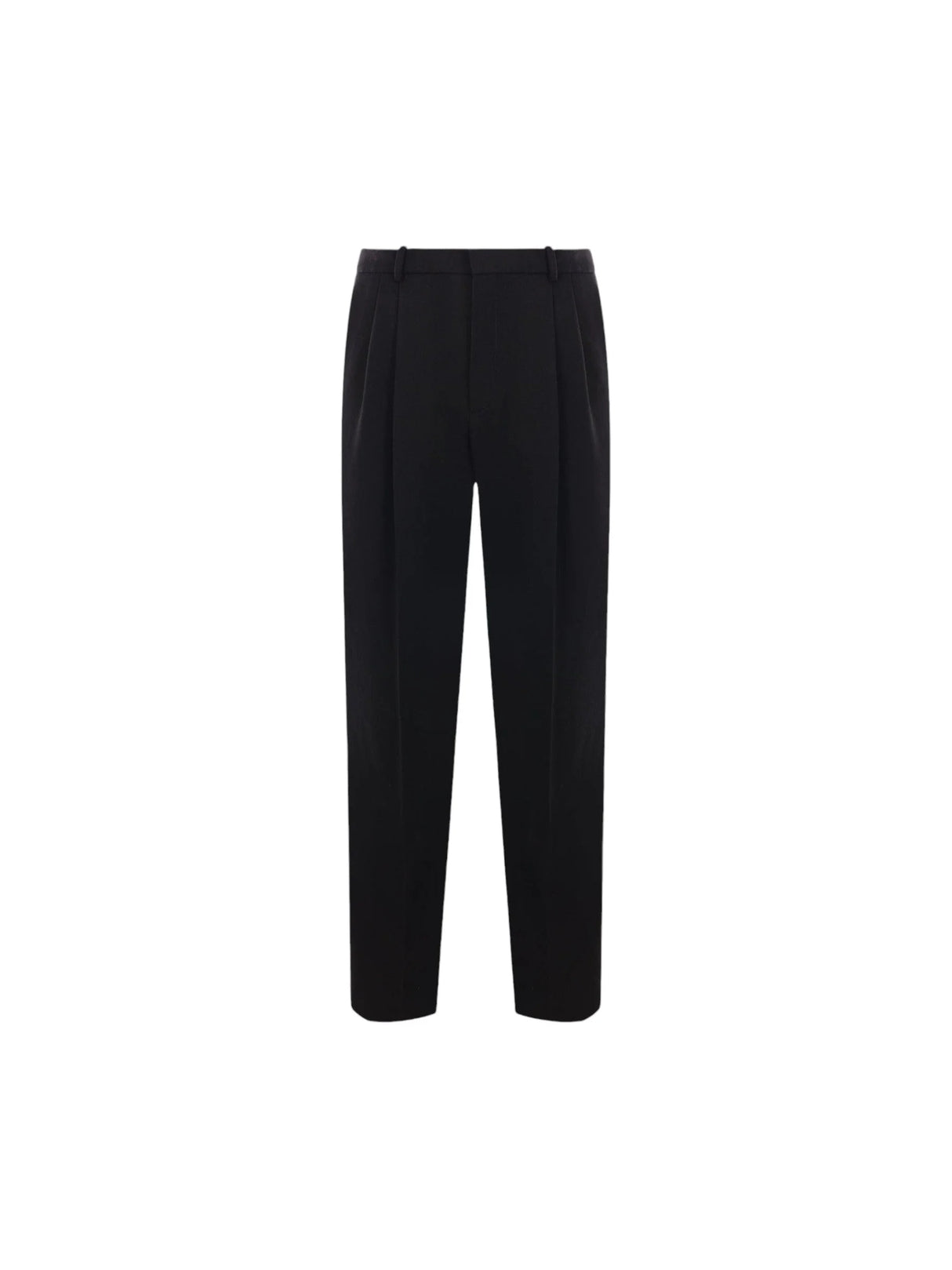 Grain De Poudre High-waist Pants-SAINT LAURENT-JOHN JULIA