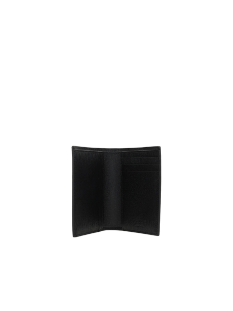 Grain De Poudre Leather Wallet-SAINT LAURENT-JOHN JULIA