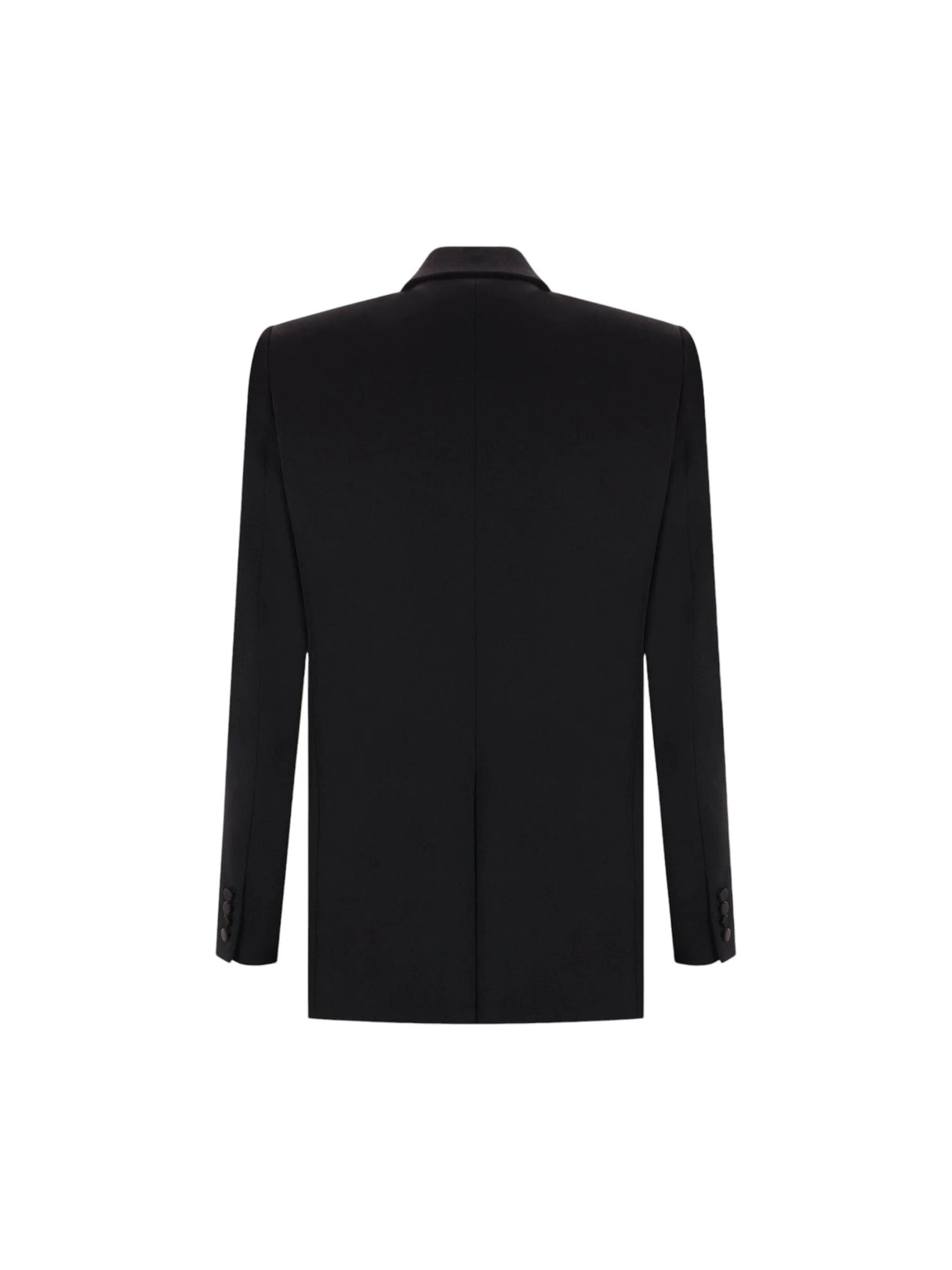 SAINT LAURENT-Grain De Poudre Tuxedo Jacket-JOHN JULIA