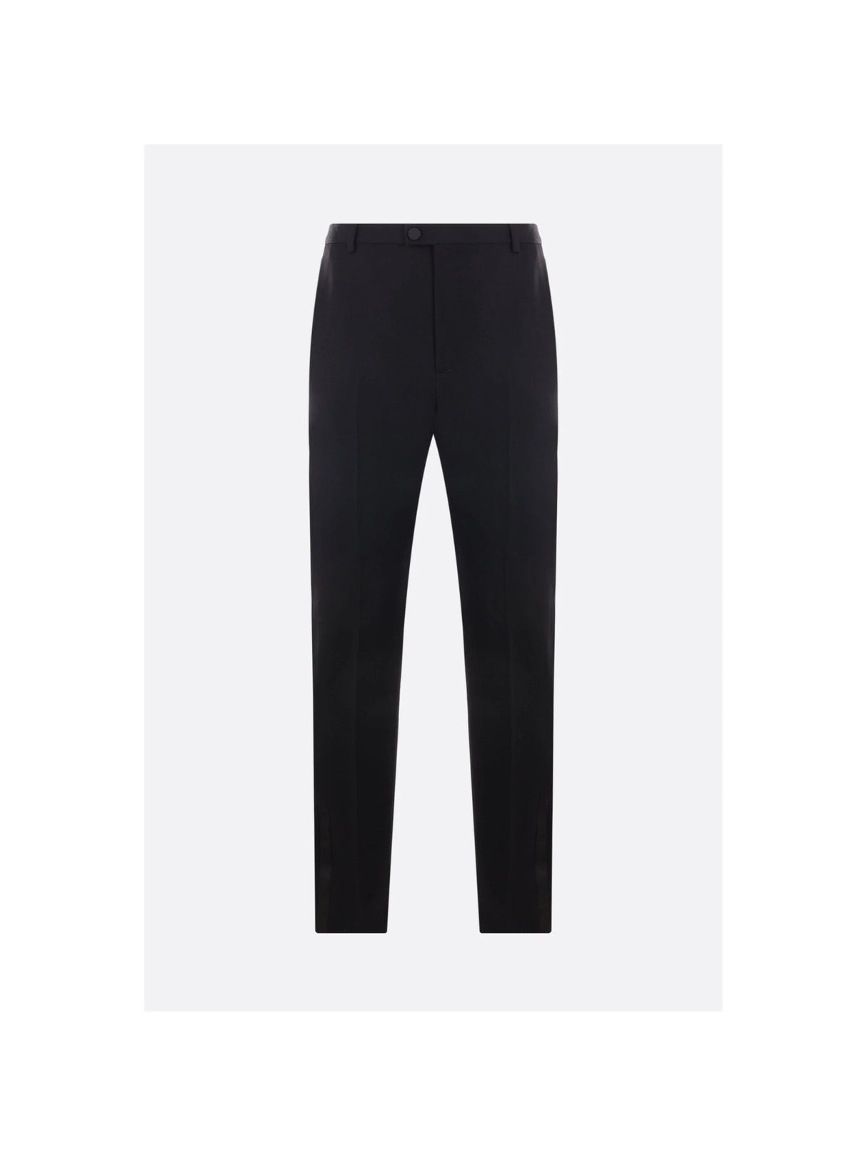 SAINT LAURENT-Grain De Poudre Tuxedo Pants-JOHN JULIA