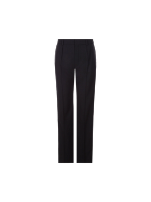 Grain De Poudre Tuxedo Pants-SAINT LAURENT-JOHN JULIA