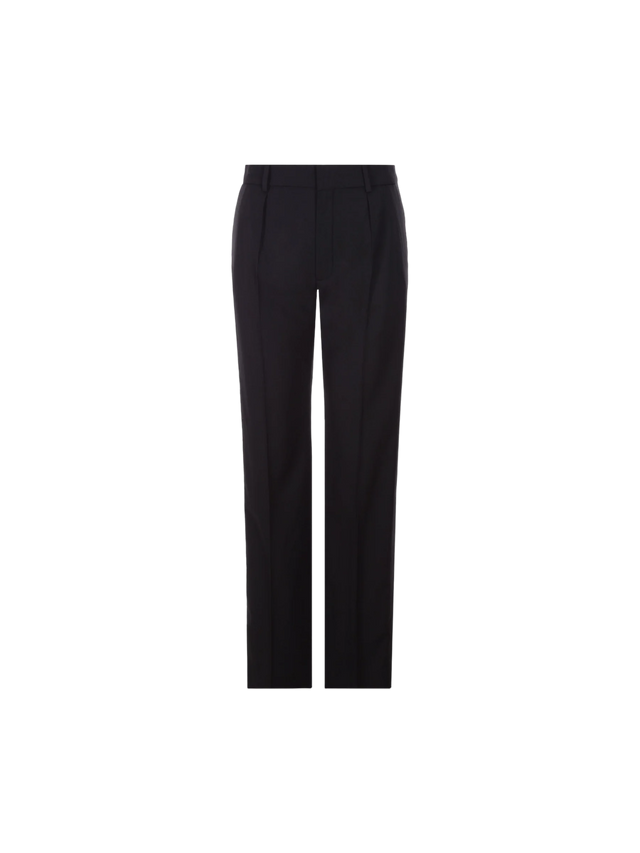 Grain De Poudre Tuxedo Pants-SAINT LAURENT-JOHN JULIA