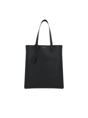 SAINT LAURENT-Grainy Leather Bold Tote Bag-JOHN JULIA