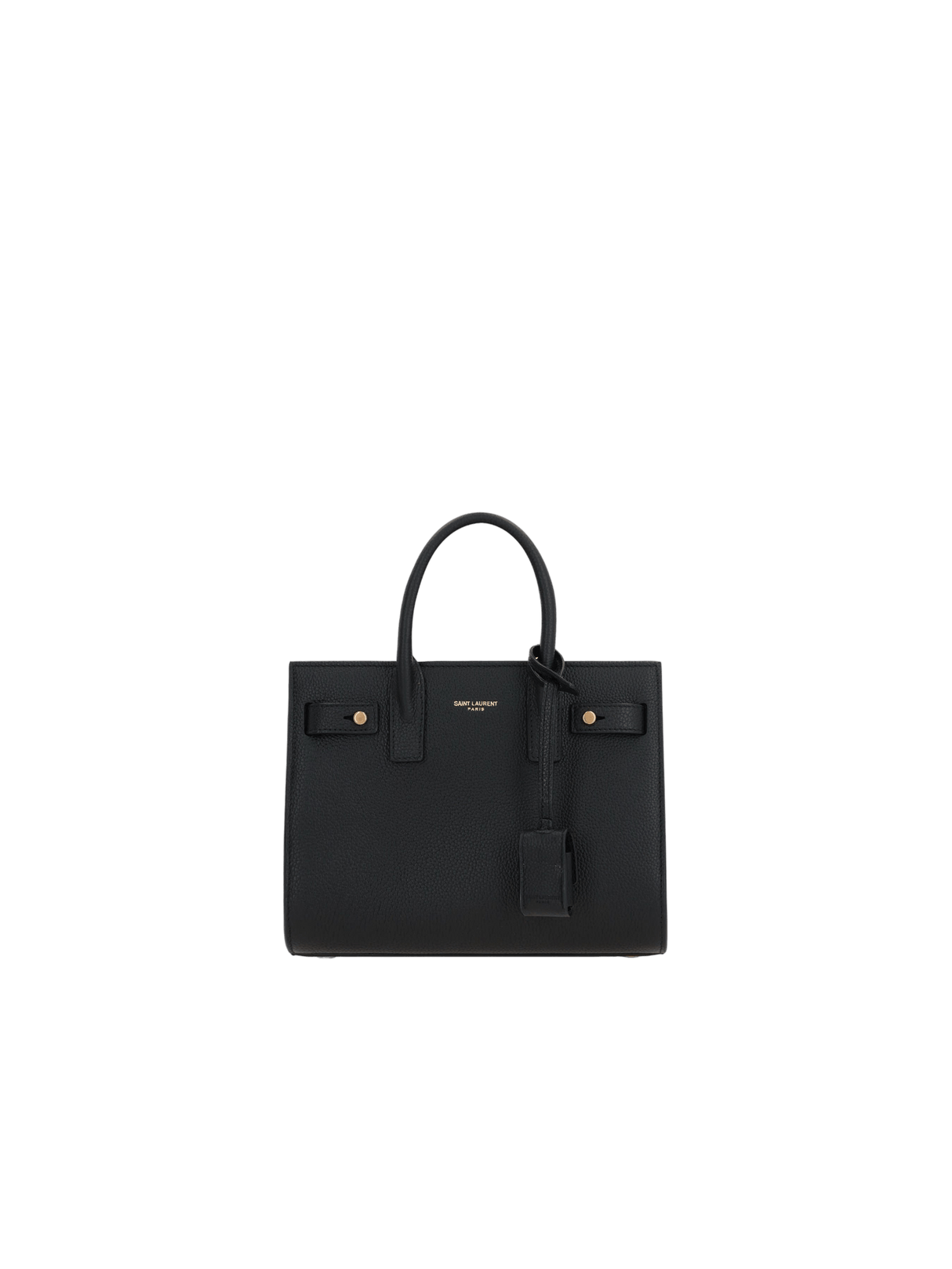 Grainy Leather Sac De Jour Baby Handbag-SAINT LAURENT-JOHN JULIA